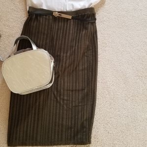 T by Alexander Wang pencil skirt